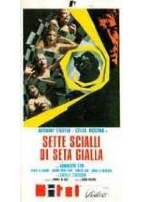 Sette scialli di seta gialla