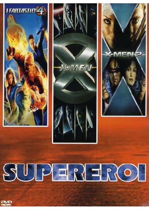 X-Men / X-Men 2 / Fantastici 4 (I) - Supereroi Cofanetto #2 (3 Dvd)